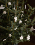 Baumschmuck Girlande, weiß