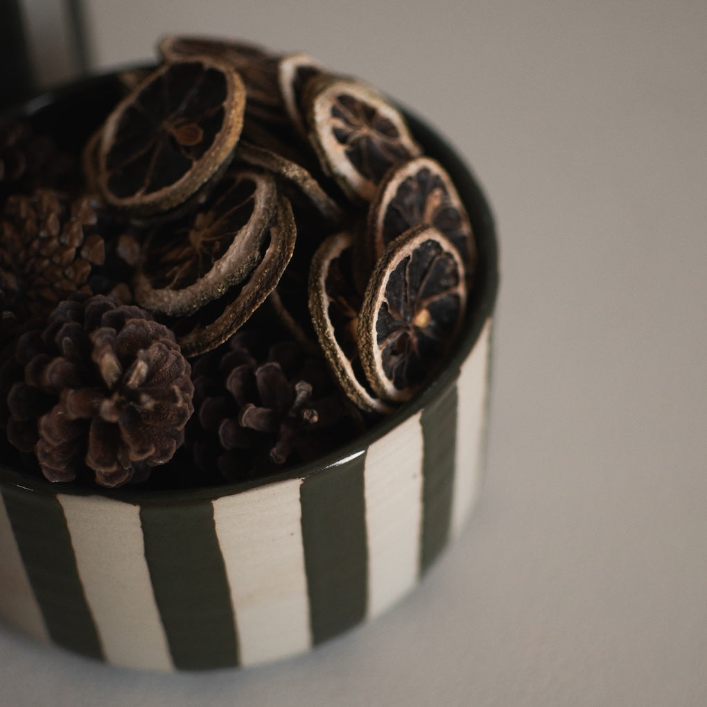 Flowerpot Line Bowl, grün