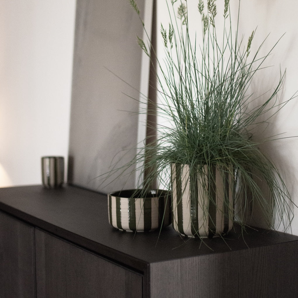 Flowerpot Line Bowl, grün