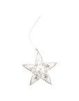 Baumschmuck Star ø10,5cm, weiß