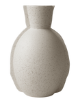 Keramikvase Edge, creme