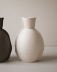 Keramikvase Edge, creme