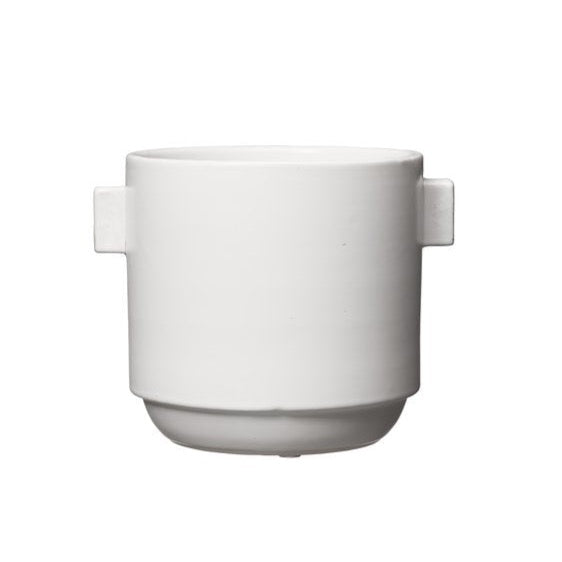 Keramik Flowerpot ø17cm, weiß