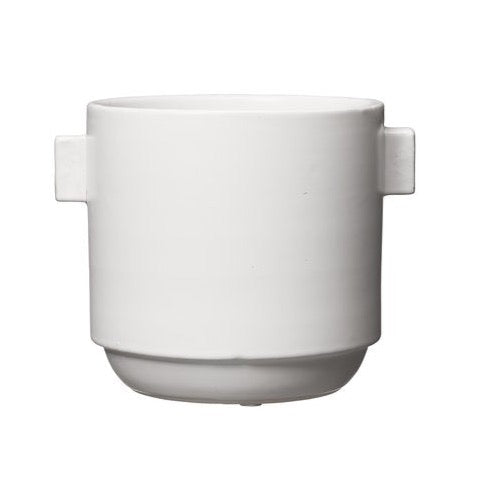 Keramik Flowerpot ø20cm, weiß