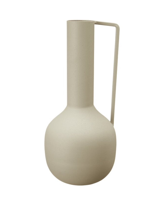 Metallvase Akhila, beige