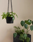 Flowerpot Jute schwarz, ø16cm
