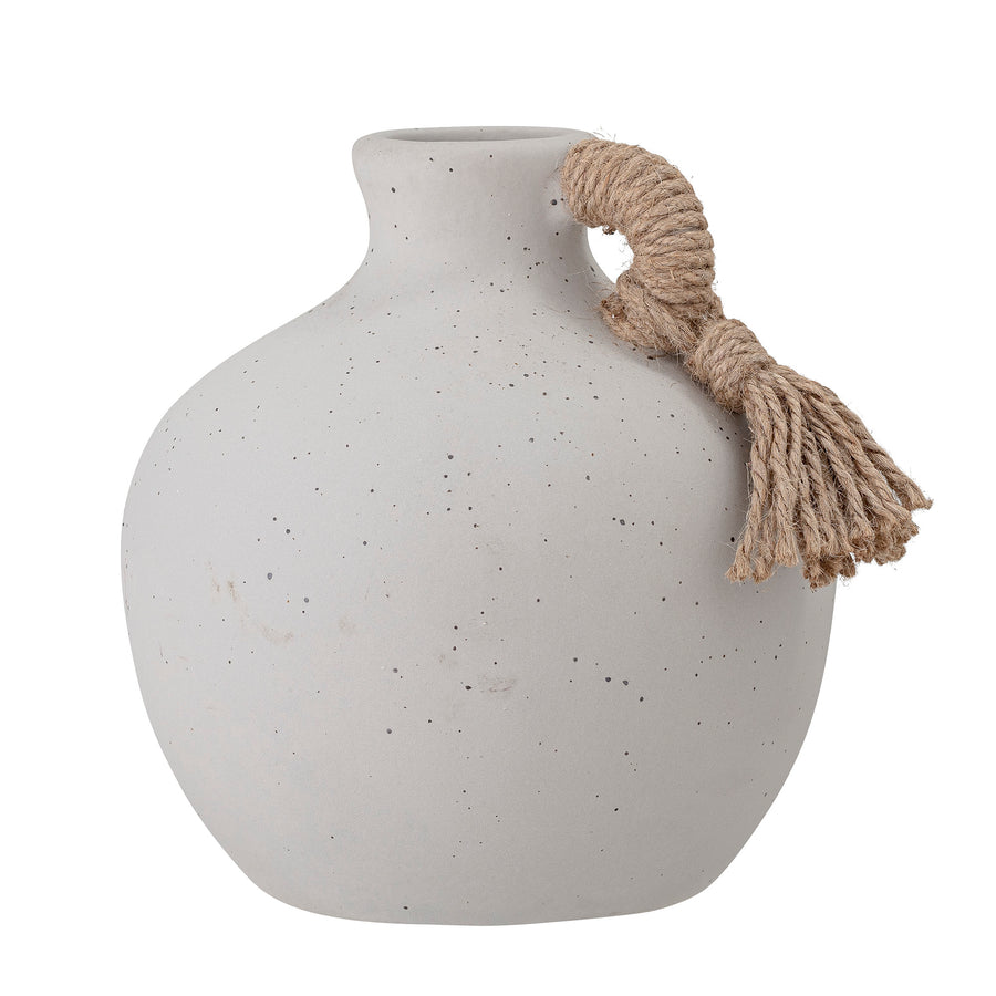 Keramikvase Kapi, grau