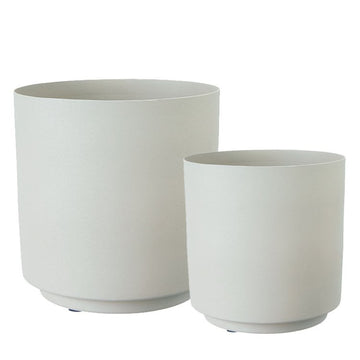 2er Set Flowerpot Malia, weiß
