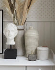 Keramikvase Cassandra H35cm, grau