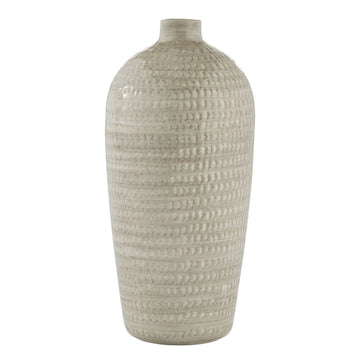 Keramikvase Cassandra H35cm, grau