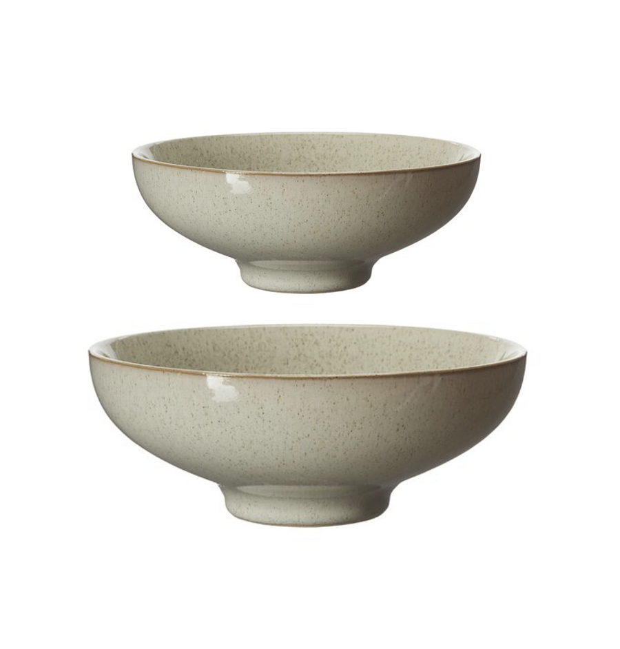 2er Set Keramik Bowl, beige