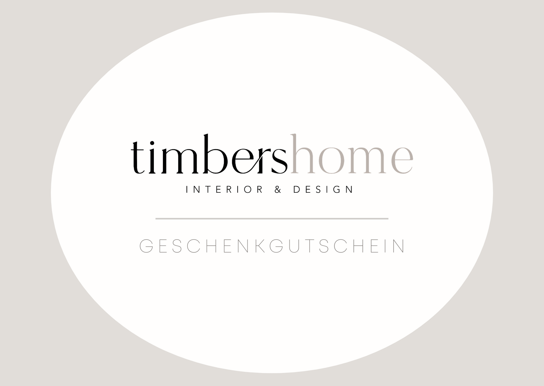 Timbershome Geschenkgutschein