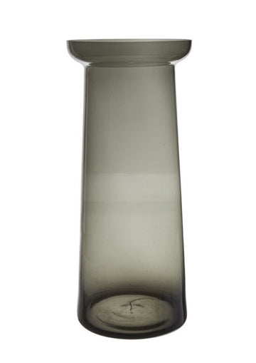 Rauchglas Vase Edge, groß