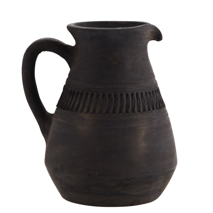 Keramikvase Lira H20cm, schwarz