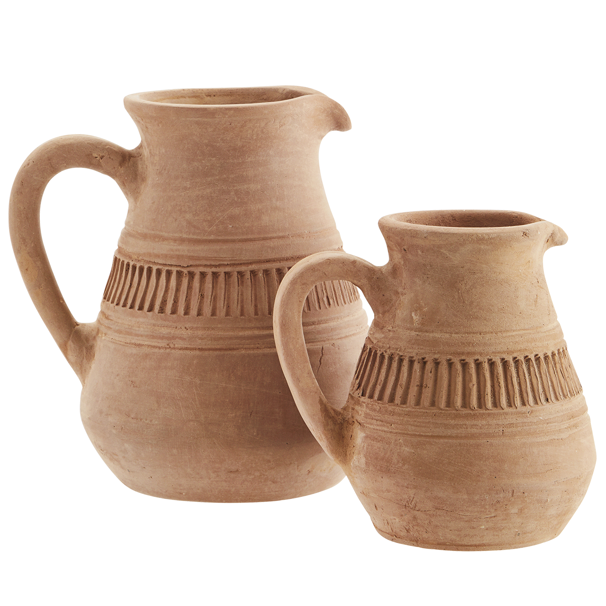 Keramikvase Lira H15cm, terracotta