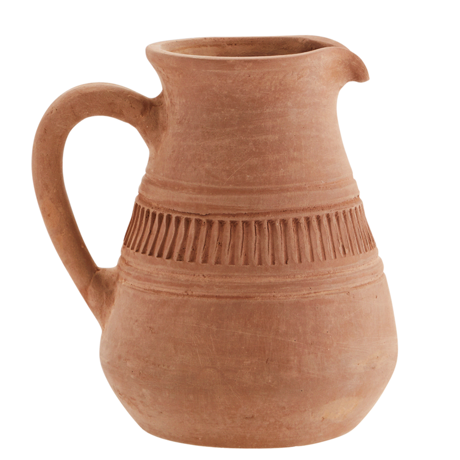 Keramikvase Lira H20cm, terracotta