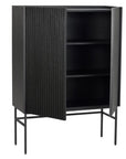 Highboard, schwarz