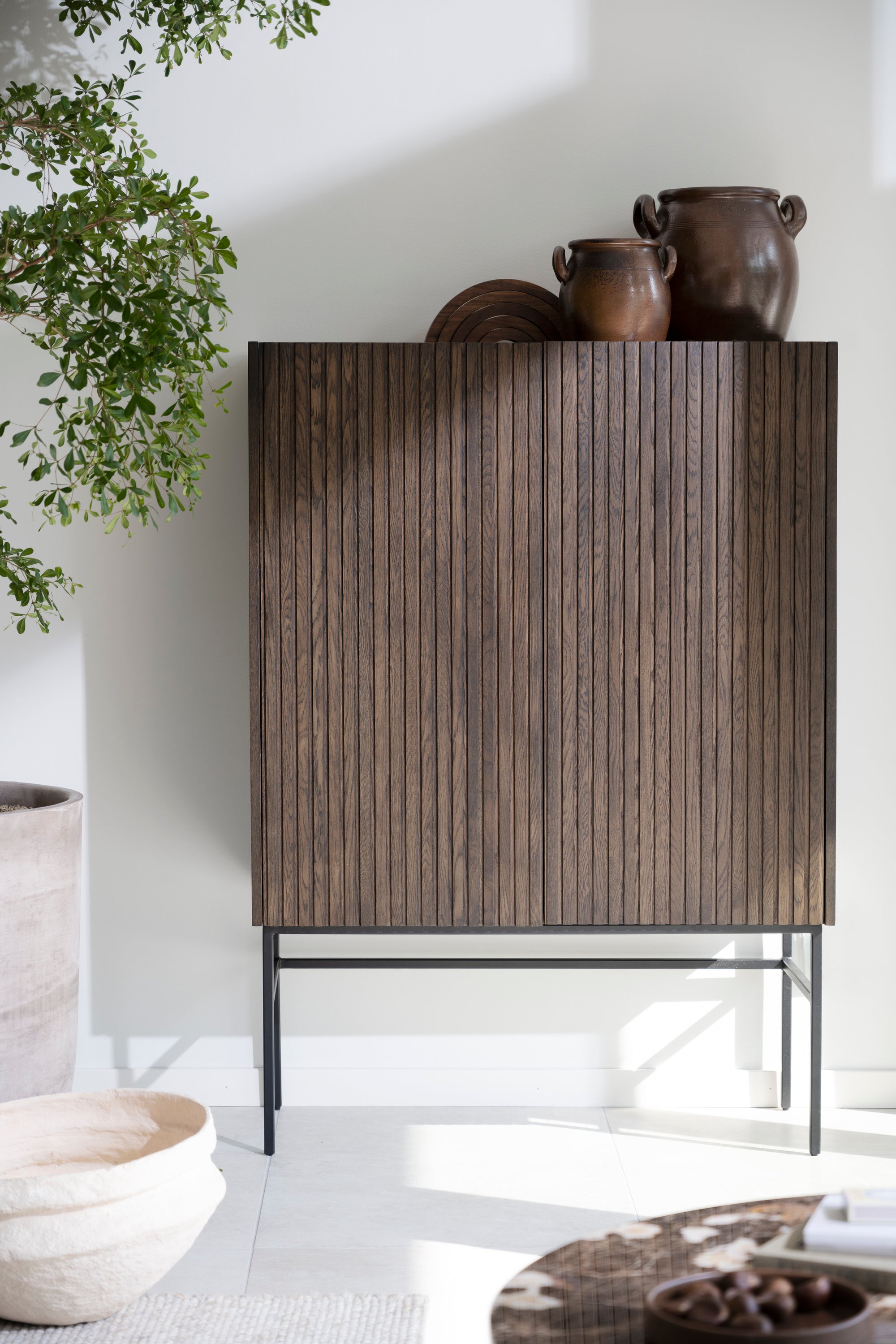 Highboard Hermes, braun