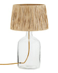 Tischlampe Raffia, natur