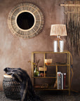 Tischlampe Raffia, natur