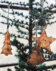 2er Set Baumschmuck, Messing
