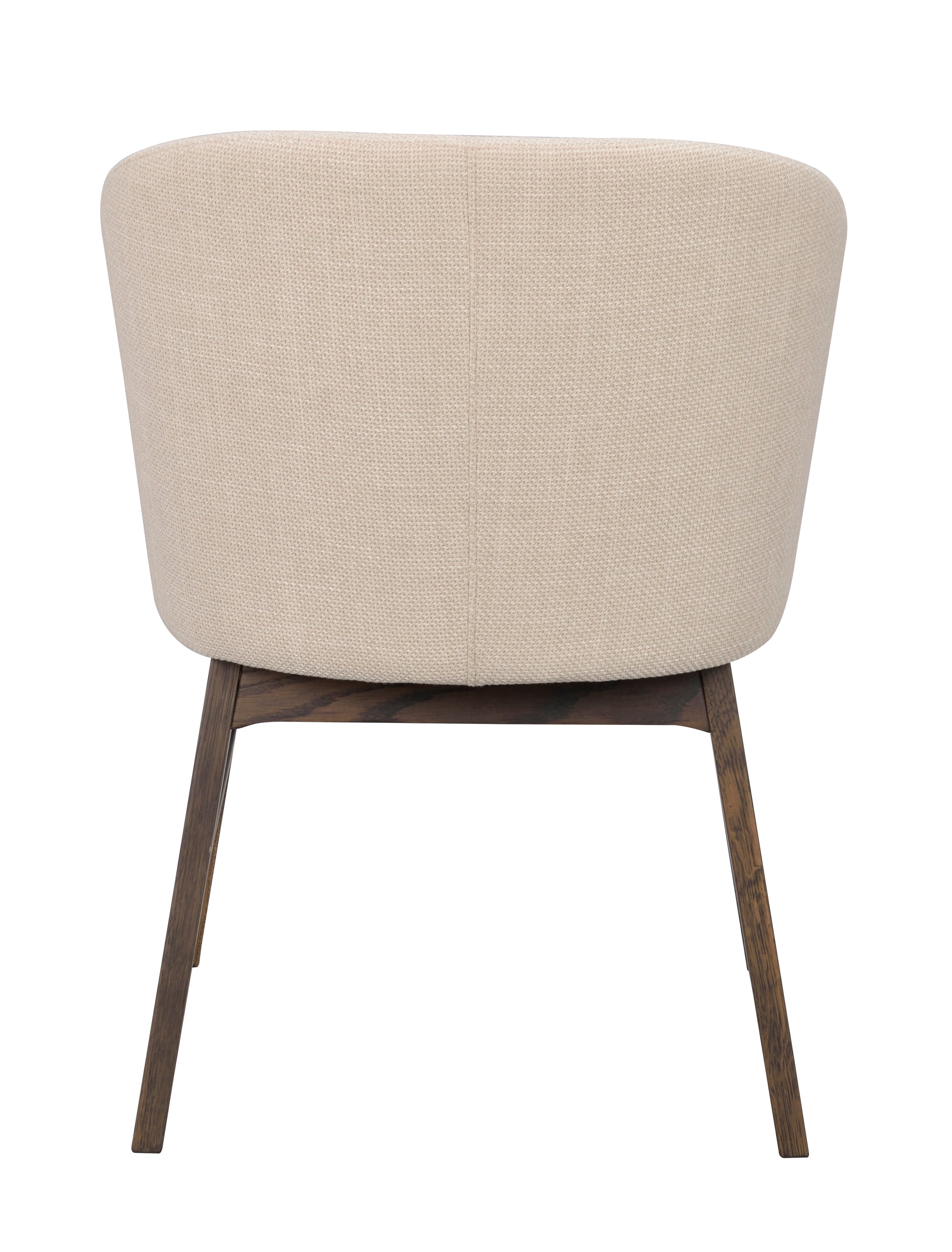 Polsterstuhl Oia, beige | Eiche braun