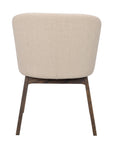 Polsterstuhl Oia, beige | Eiche braun